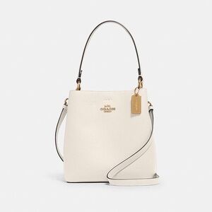 Coach Small Town Bucket Bag in White